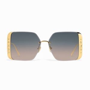 Louis Vuitton Moon Metal Square Sunglasses New Never Used Box included.